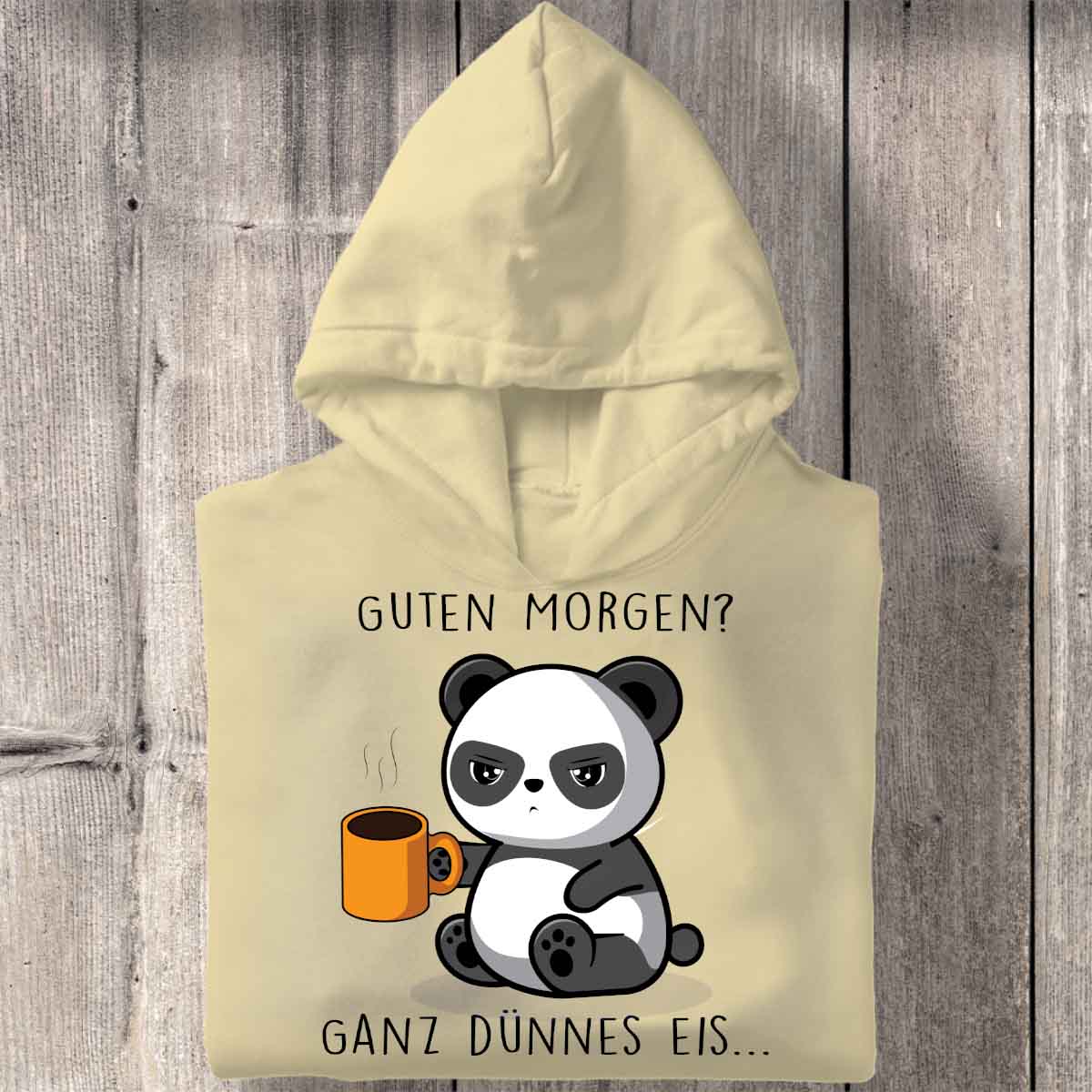 Guten Morgen Cute Panda - Hoodie Unisex