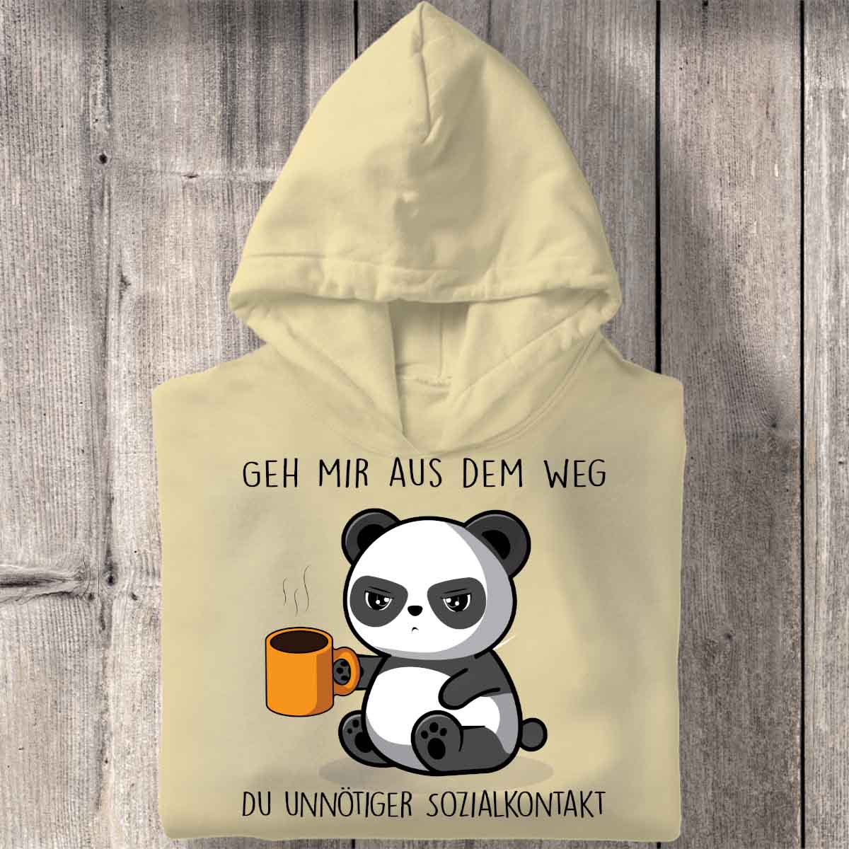 Sozialkontakt Cute Panda - Hoodie Unisex