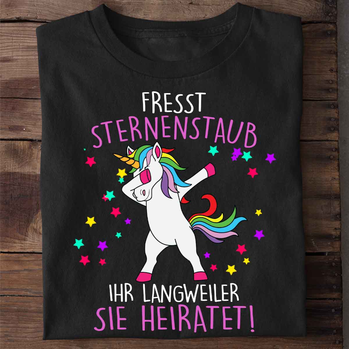Heirat Einhorn - Shirt Unisex