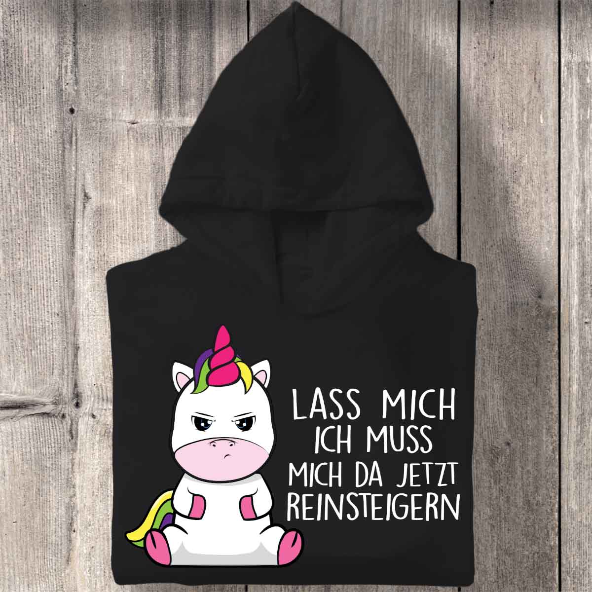 Reinsteigern Cute Einhorn - Hoodie Unisex