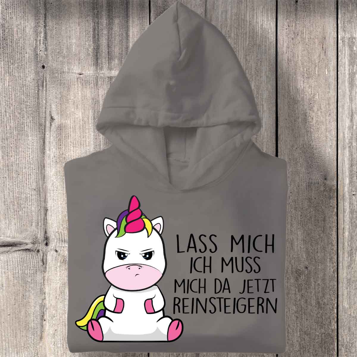 Reinsteigern Cute Einhorn - Hoodie Unisex