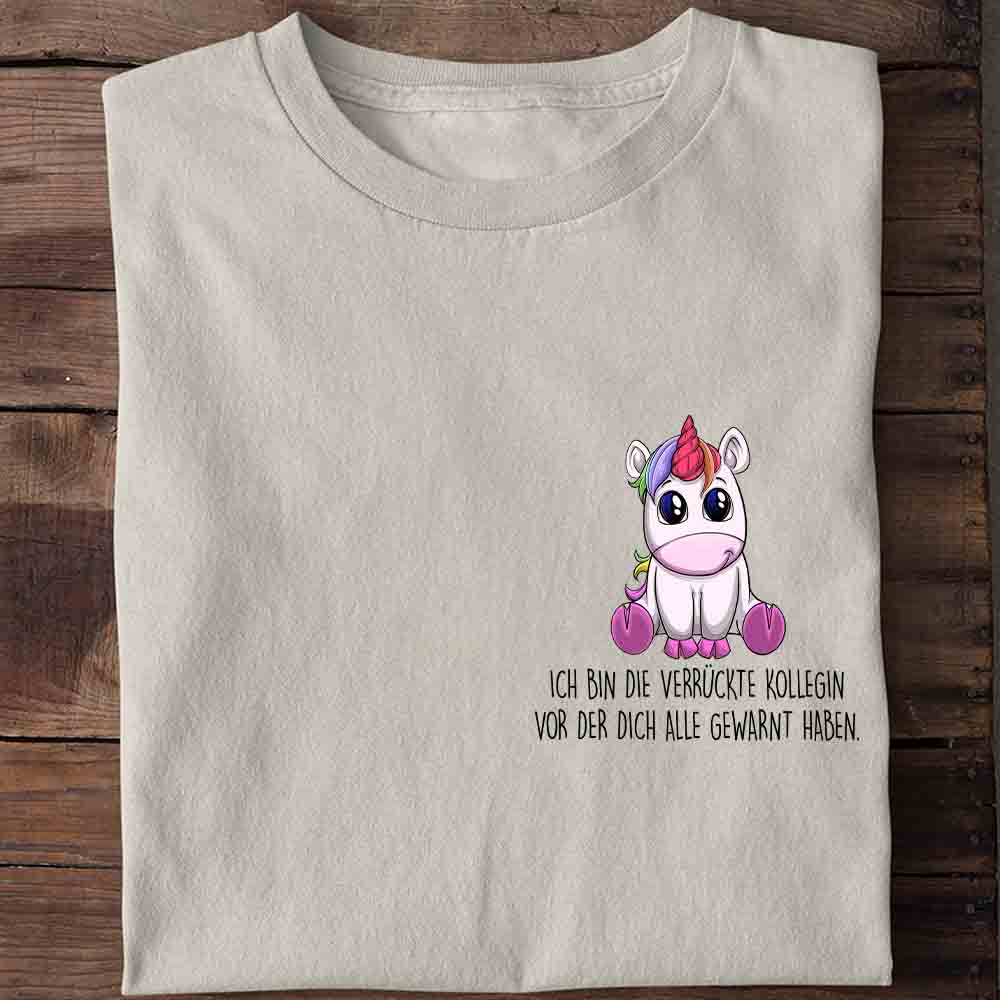 Kollegin Einhorn Brust - Shirt Unisex
