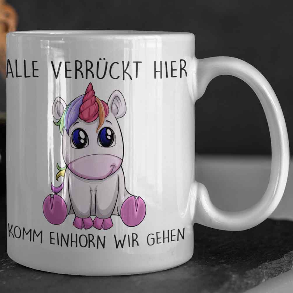Komm Einhorn - Tasse
