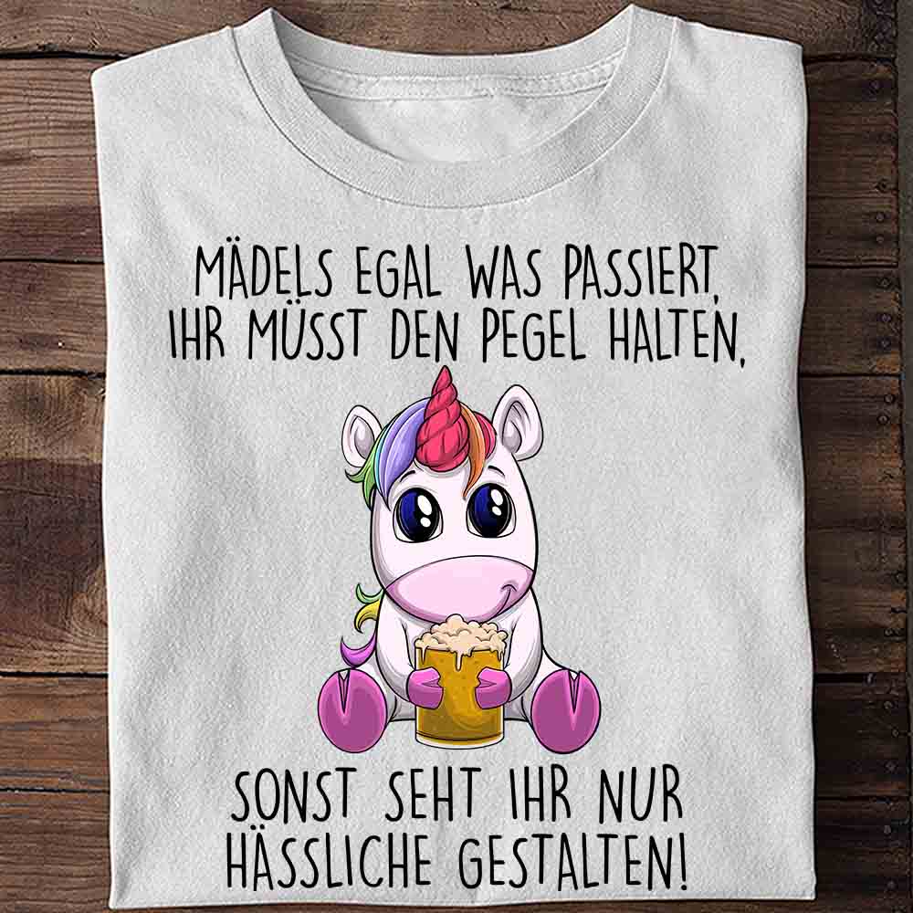 Mädels Einhorn - Shirt Unisex
