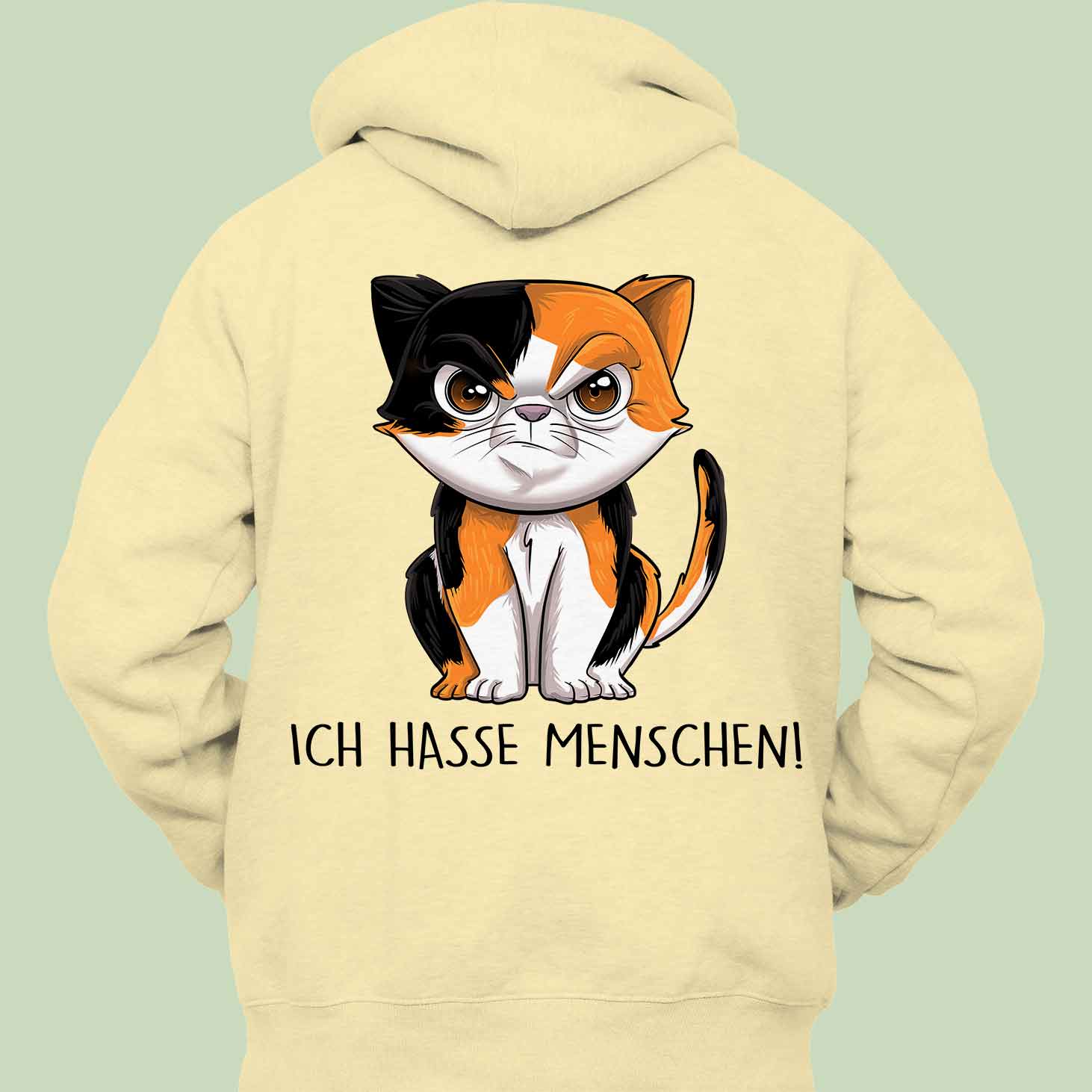 Menschenliebe - Hoodie Unisex Rückendruck