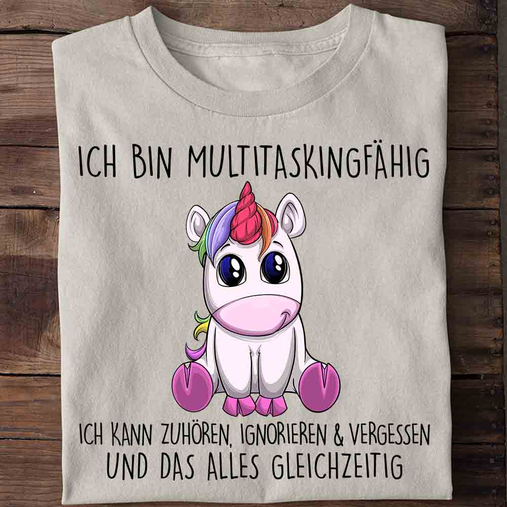 Multitasking Einhorn - Shirt Unisex