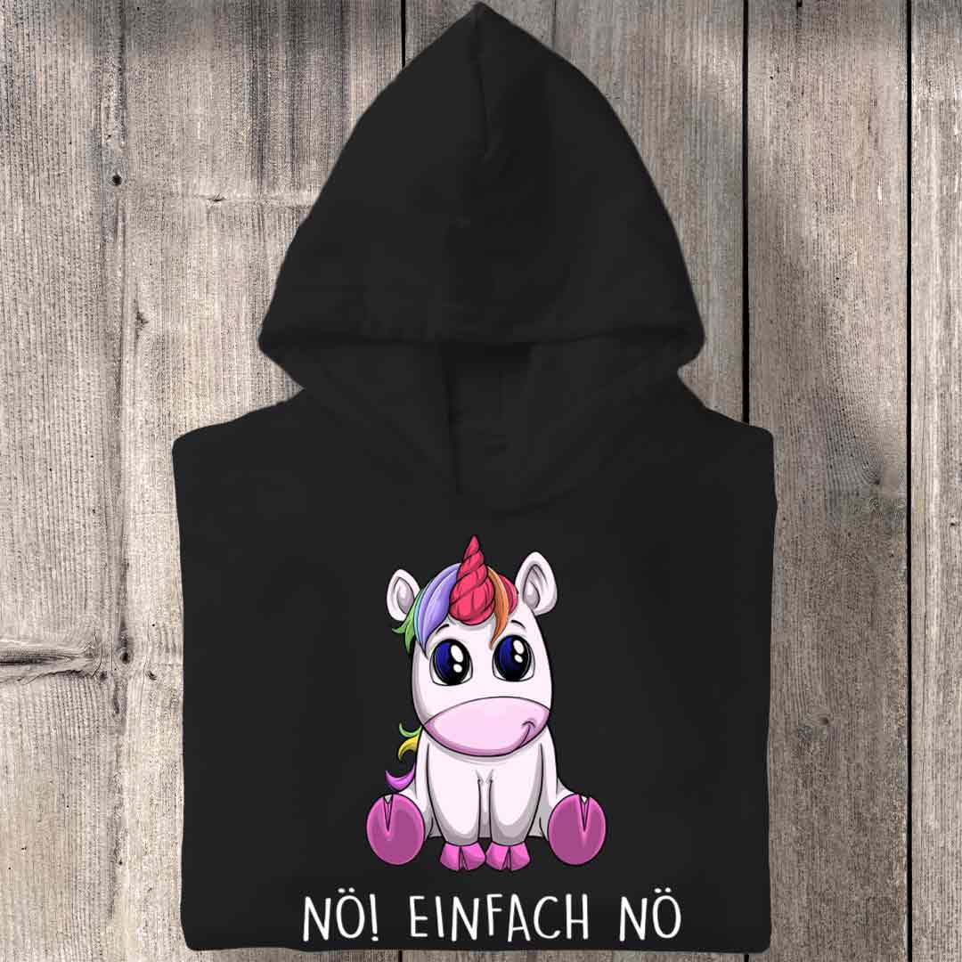 Nö! Einhorn - Hoodie Unisex