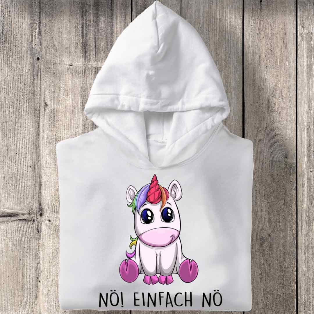 Nö! Einhorn - Hoodie Unisex