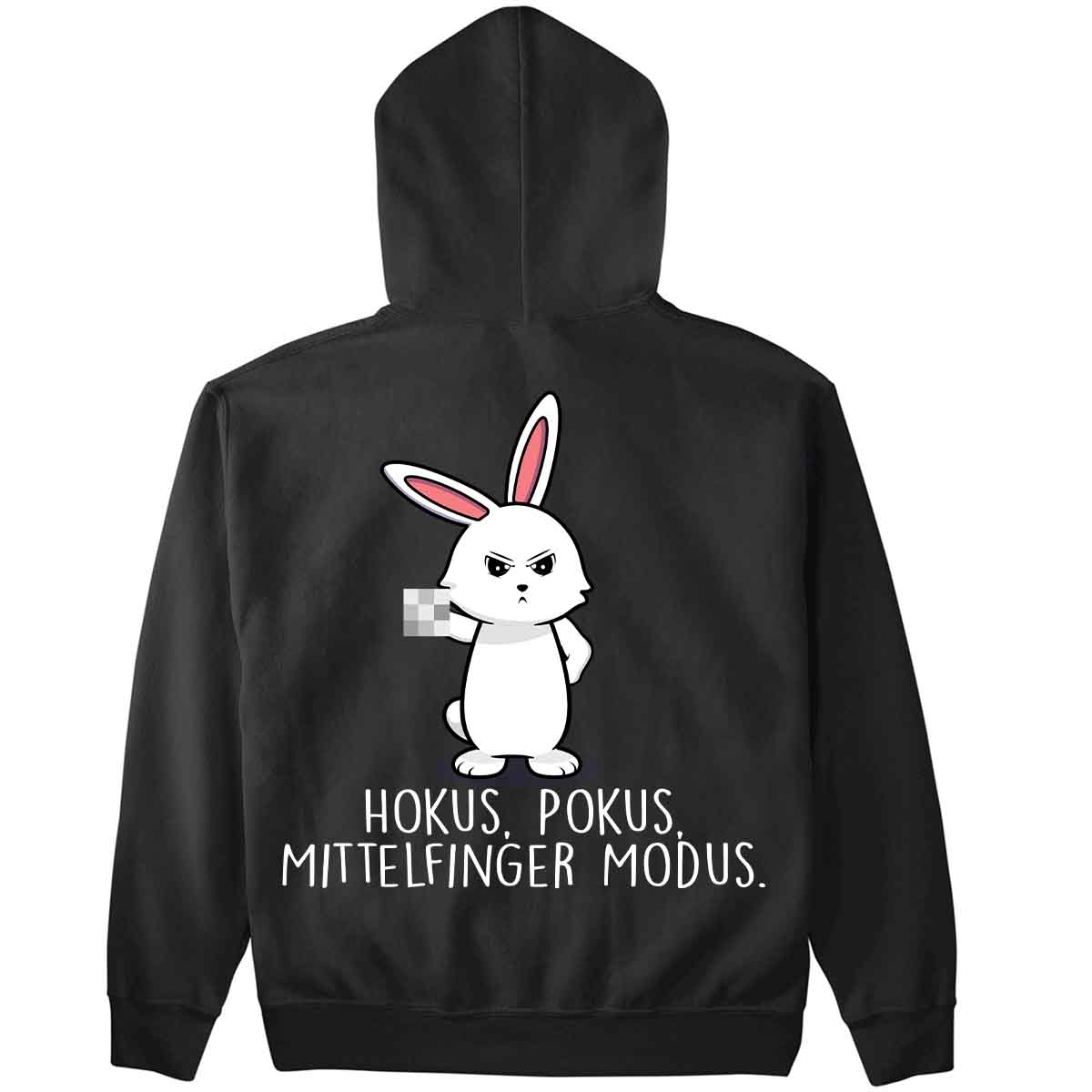 Hokus Pokus Bunny - Hoodie Oversize Rückendruck