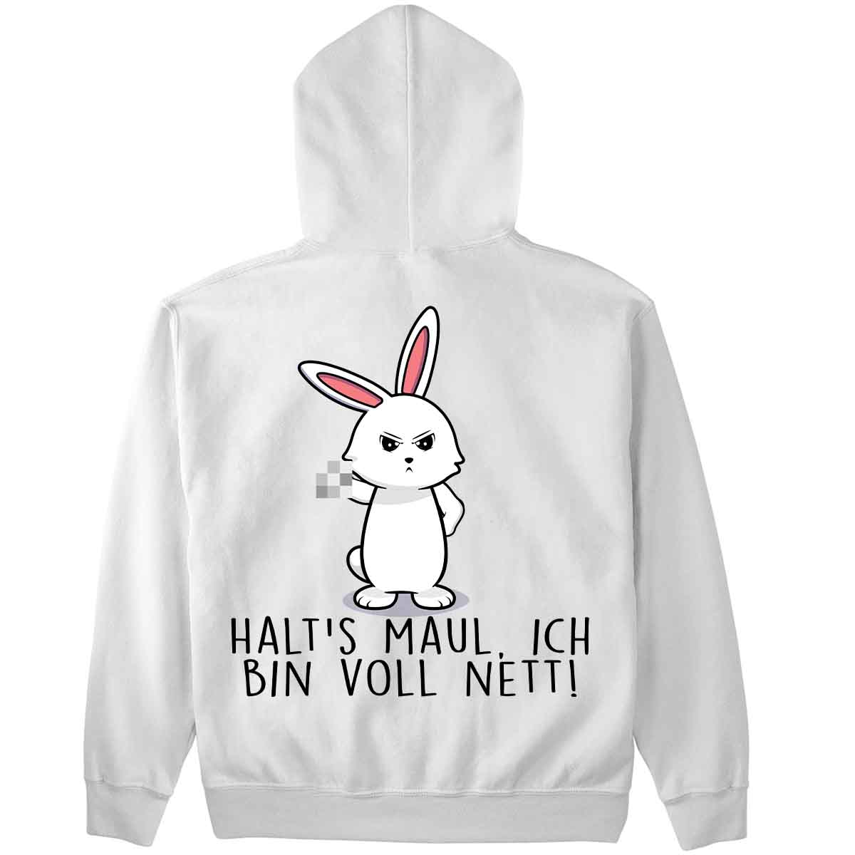 Voll Nett Bunny - Hoodie Oversize Rückendruck
