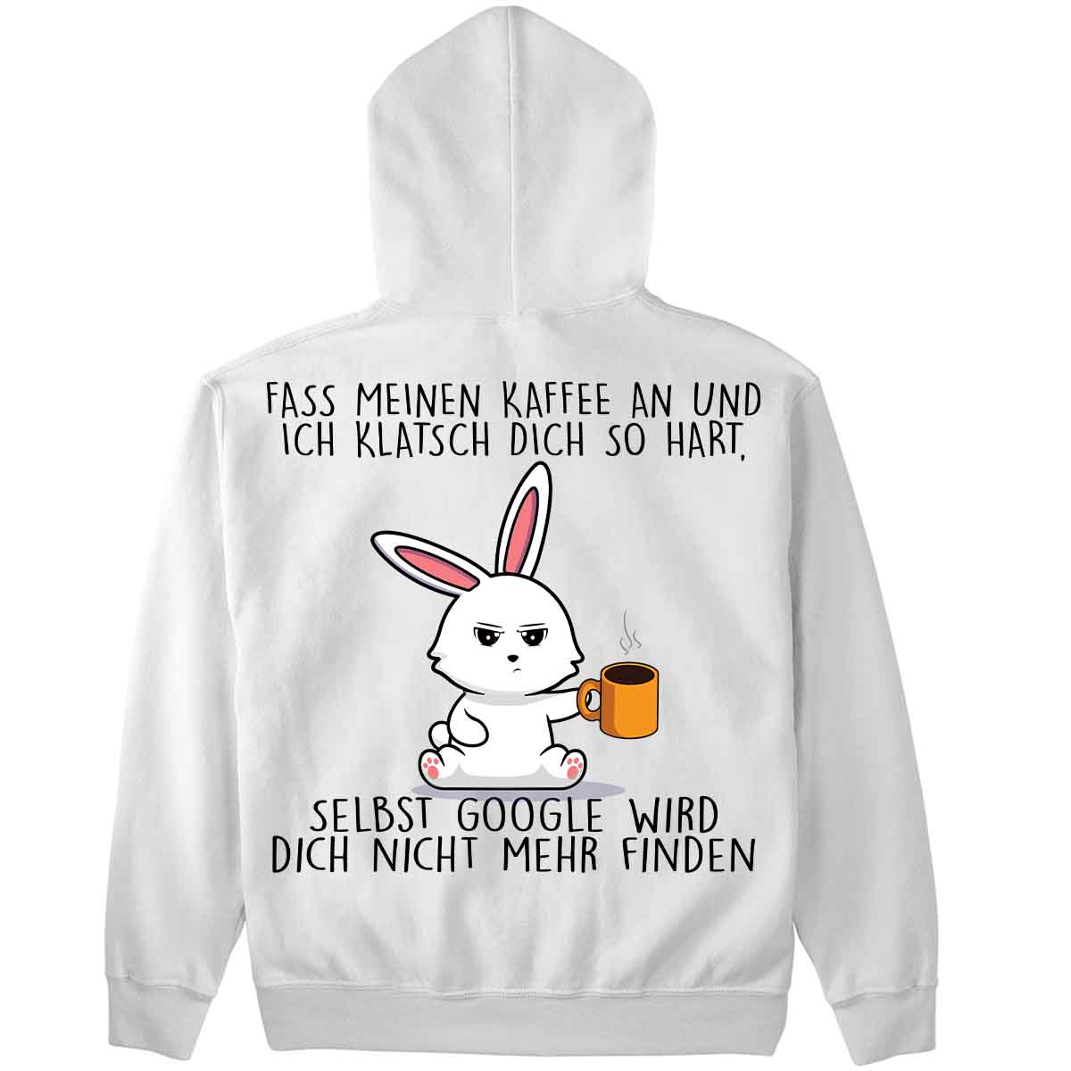 Google Bunny - Hoodie Oversize Rückendruck