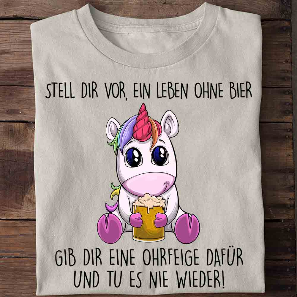 Ohrfeige Einhorn - Shirt Unisex