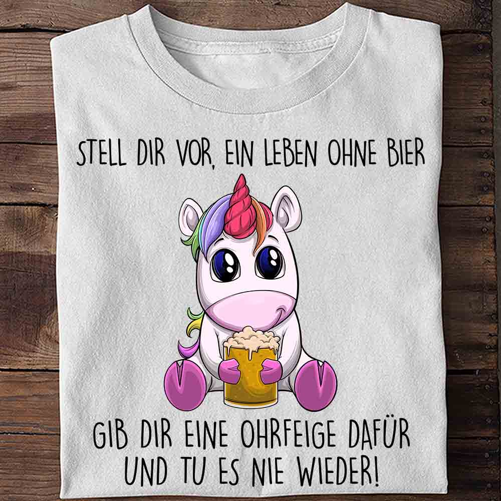 Ohrfeige Einhorn - Shirt Unisex