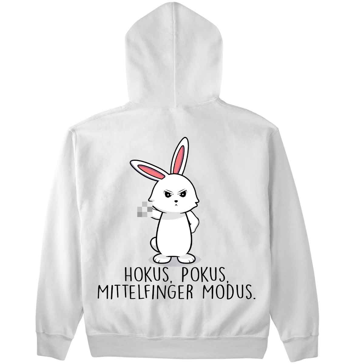 Hokus Pokus Bunny - Premium Hoodie Unisex Rückendruck