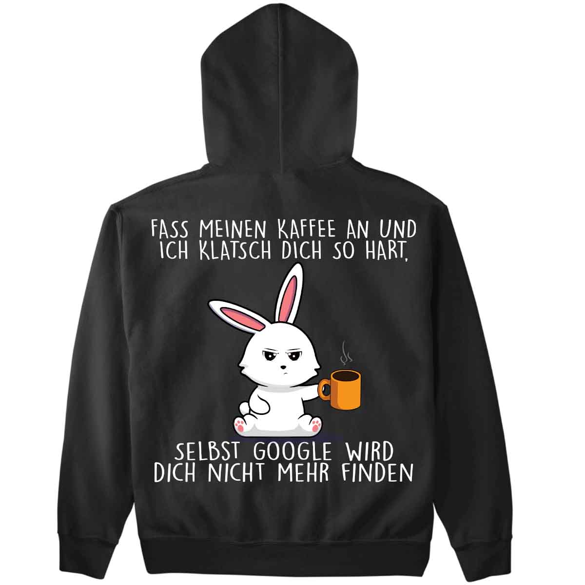 Google Bunny - Premium Hoodie Unisex Rückendruck