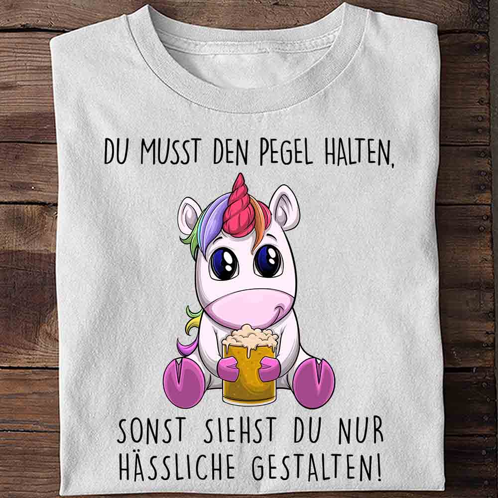 Pegel Einhorn - Shirt Unisex