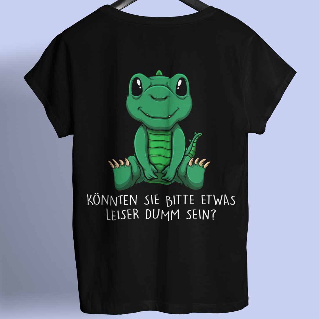 Leise Dinosaurier - Shirt Rückendruck