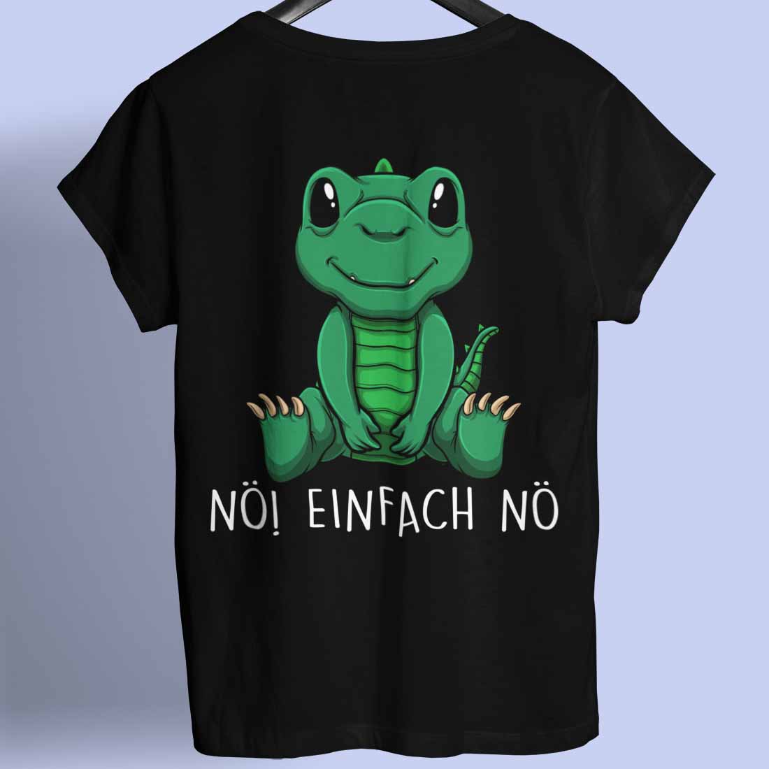 Nö! Dinosaurier - Shirt Rückendruck