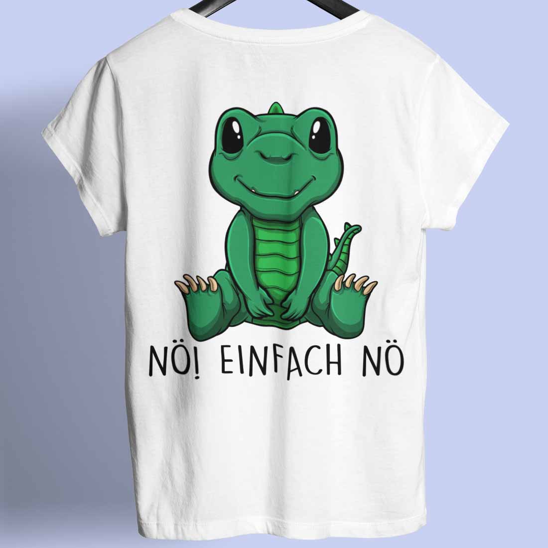 Nö! Dinosaurier - Shirt Rückendruck