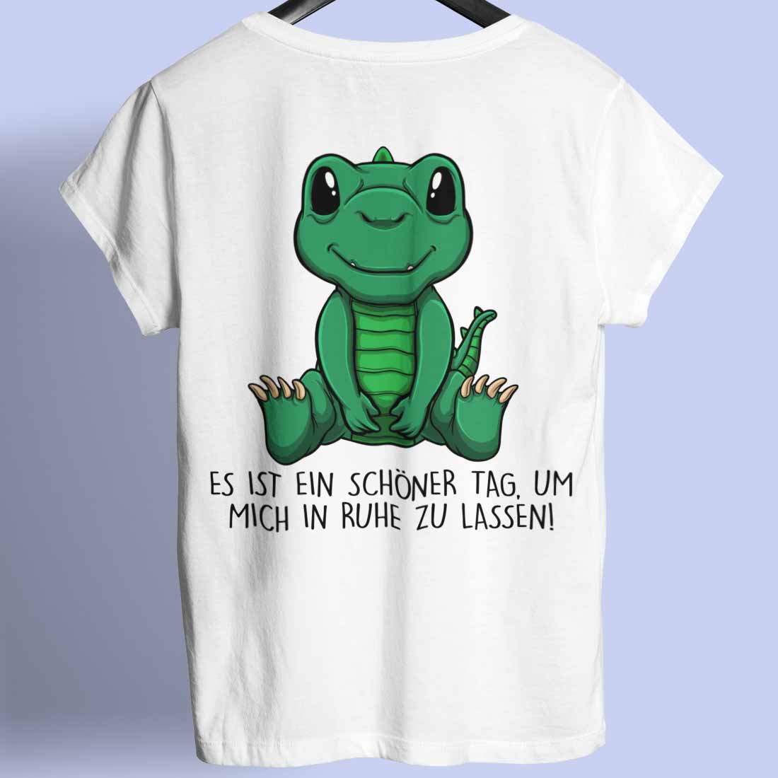 Ruhe Dinosaurier - Shirt Rückendruck