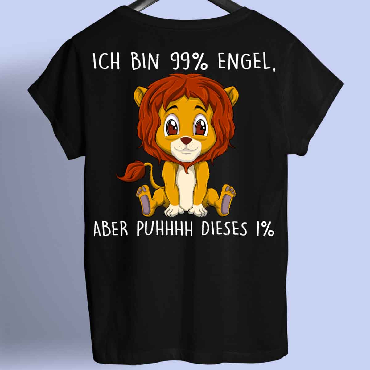 Engel Löwe - Shirt Rückendruck