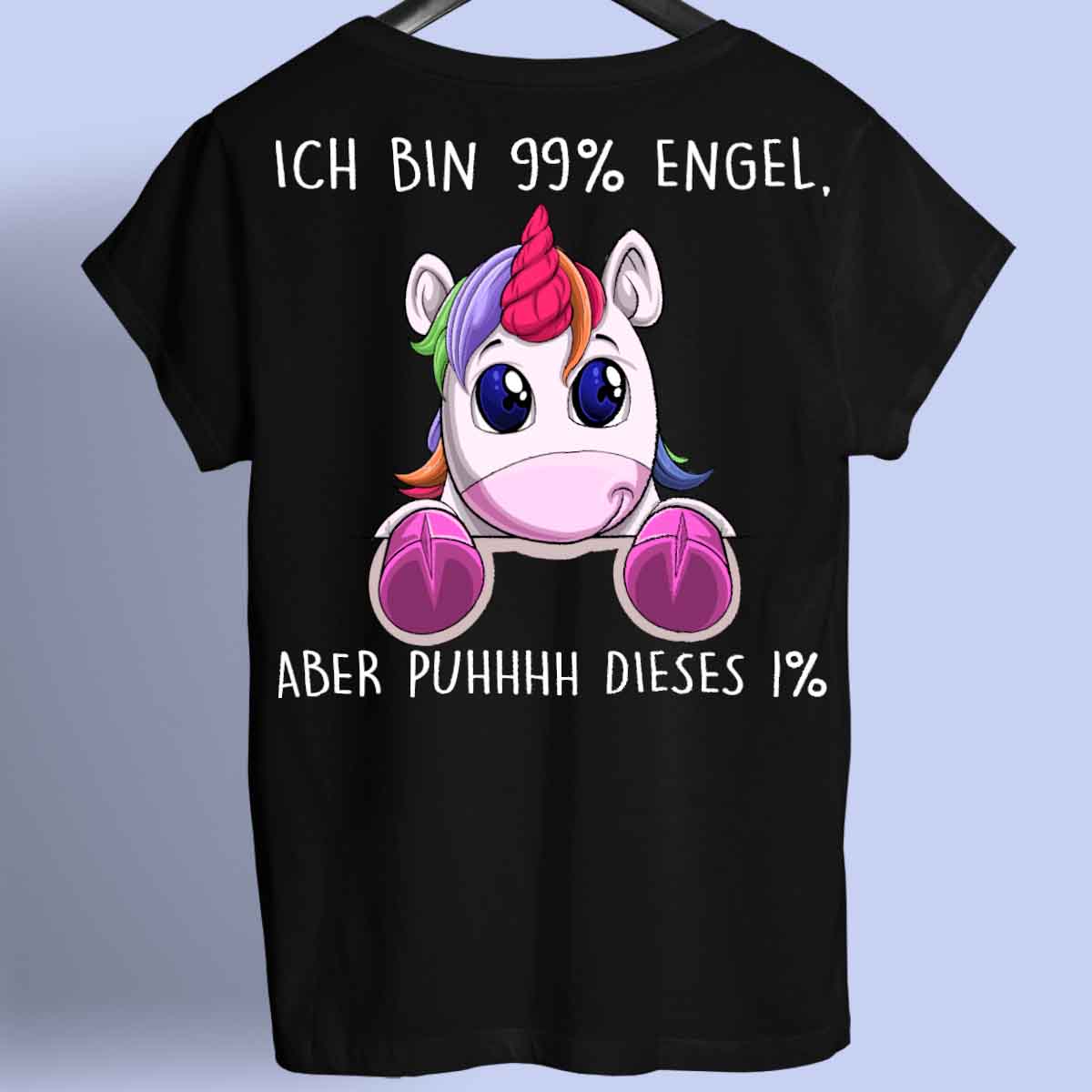 Engel Einhörnchen - Shirt Rückendruck