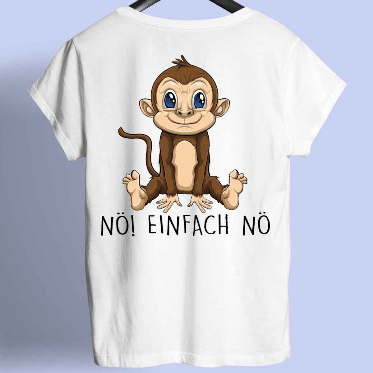 Nö! Affe - Shirt Rückendruck