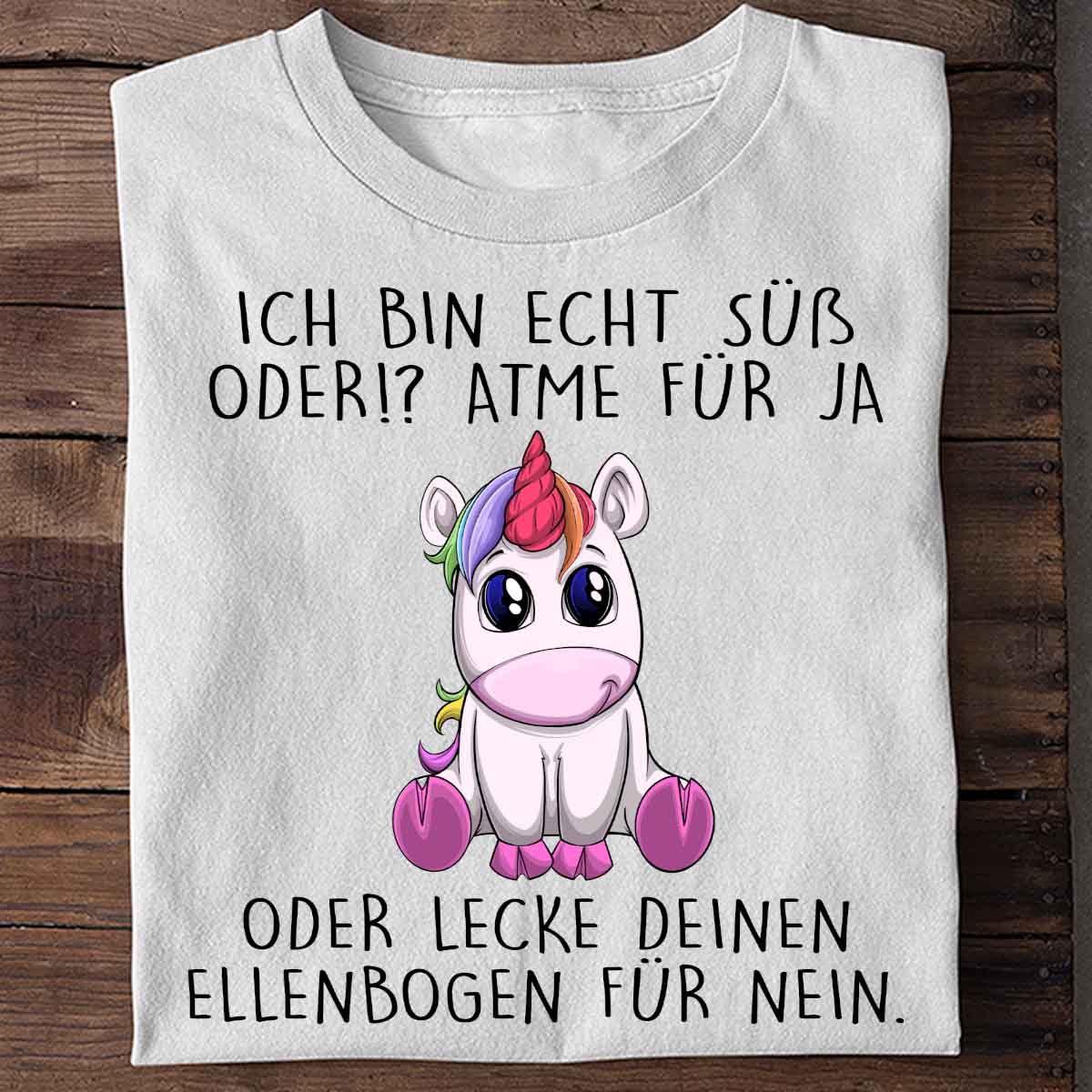 Bin Süß Einhorn - Shirt Unisex