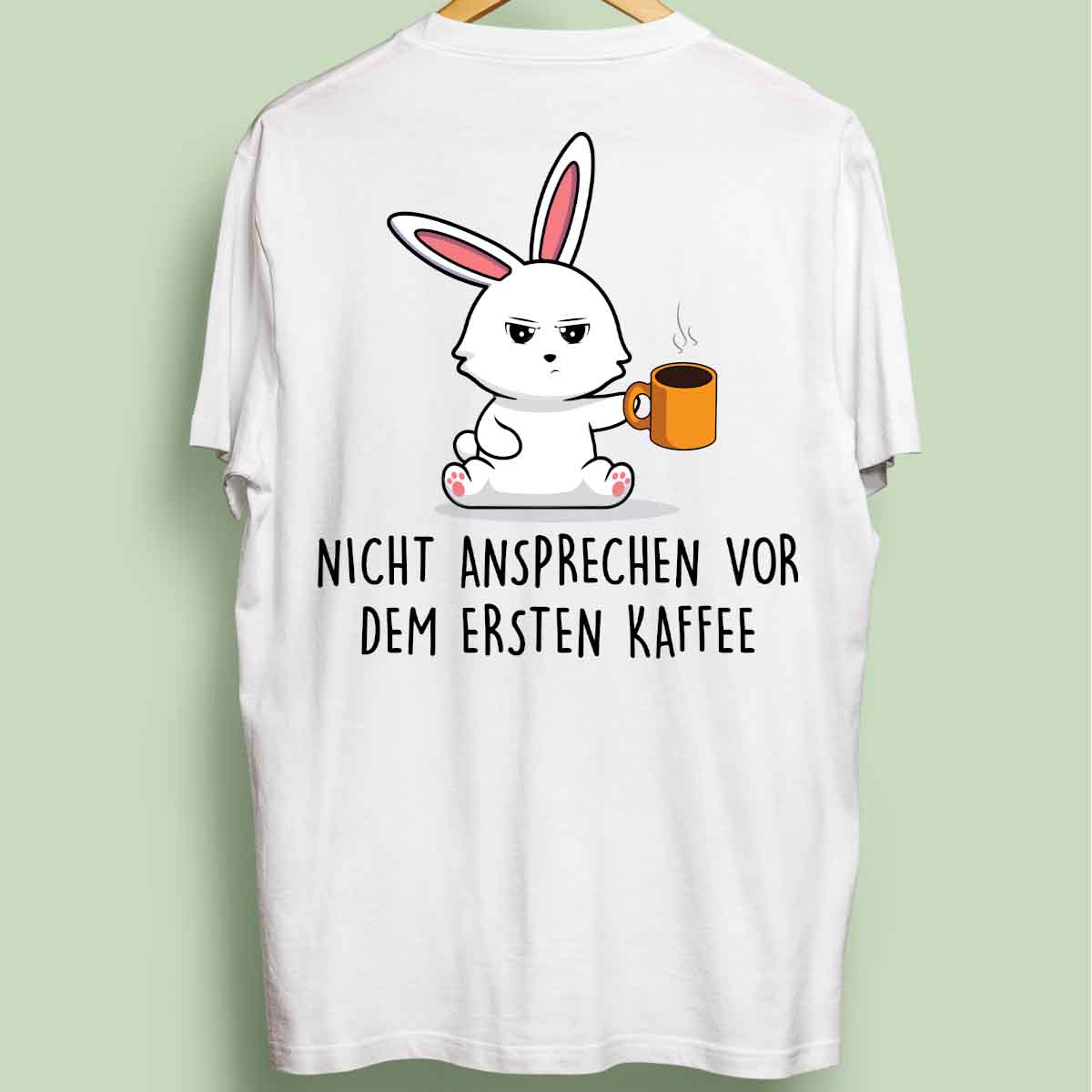 Ansprechen Bunny - Oversize Shirt Unisex Rückendruck