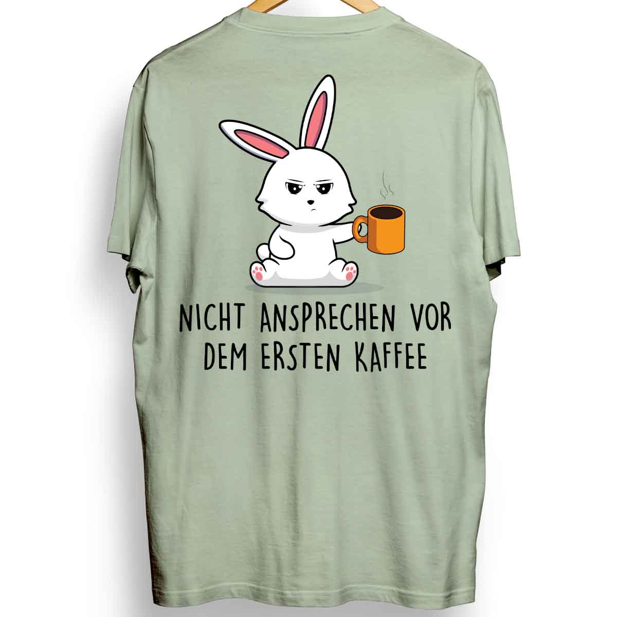 Ansprechen Bunny - Oversize Shirt Unisex Rückendruck