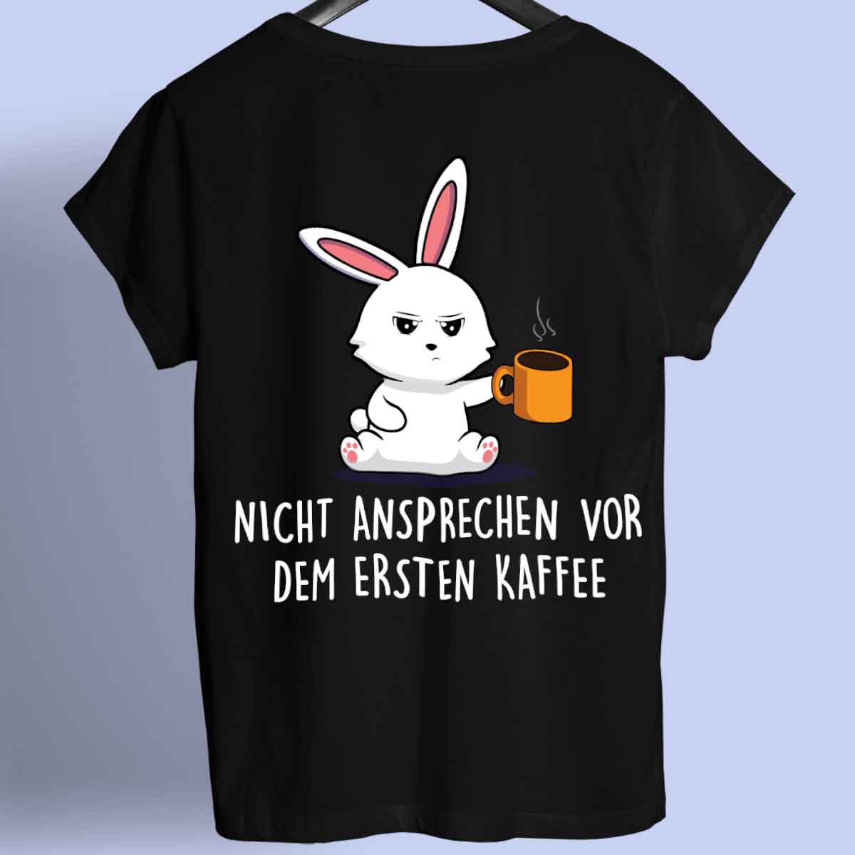 Ansprechen Bunny - Shirt Unisex Rückendruck