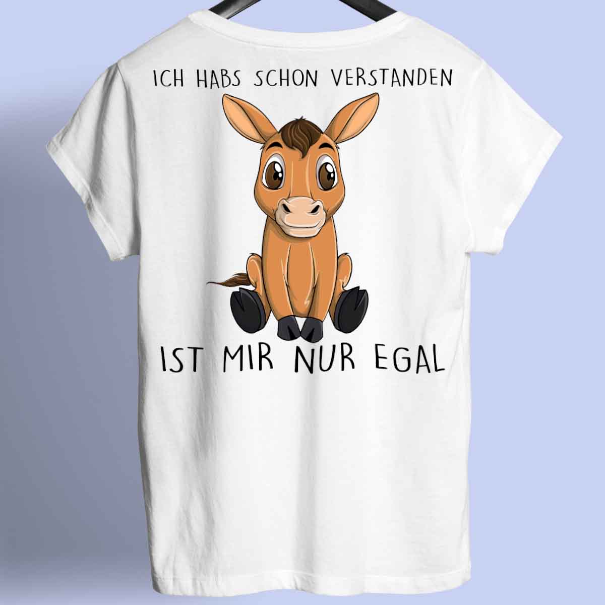 Verstanden Pferd - Shirt Rückendruck