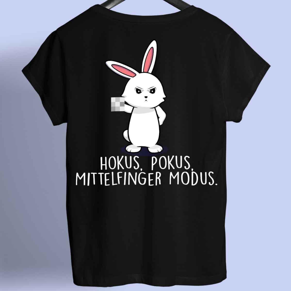Hokus Pokus Bunny - Shirt Rückendruck