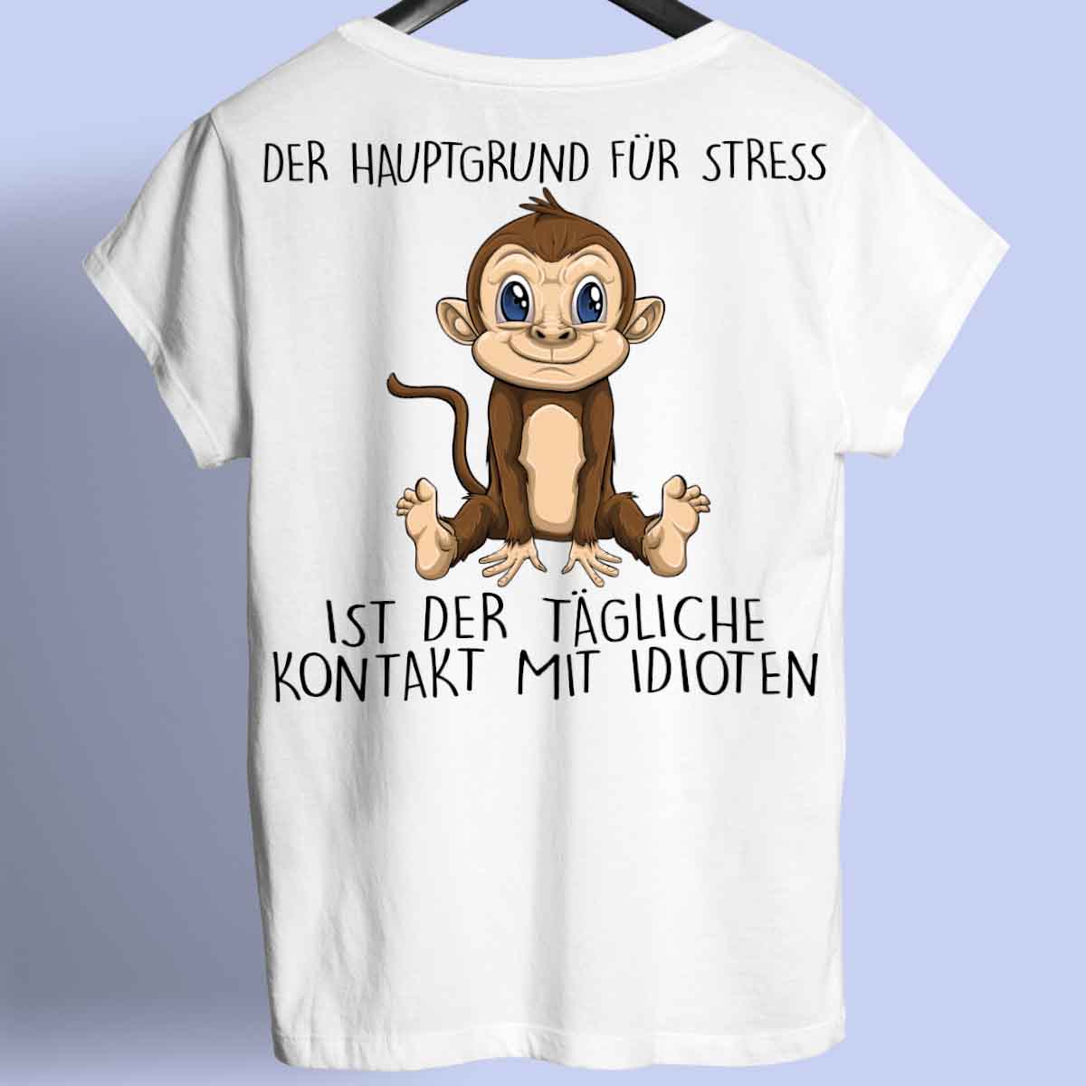 Stress Affe - Shirt Rückendruck