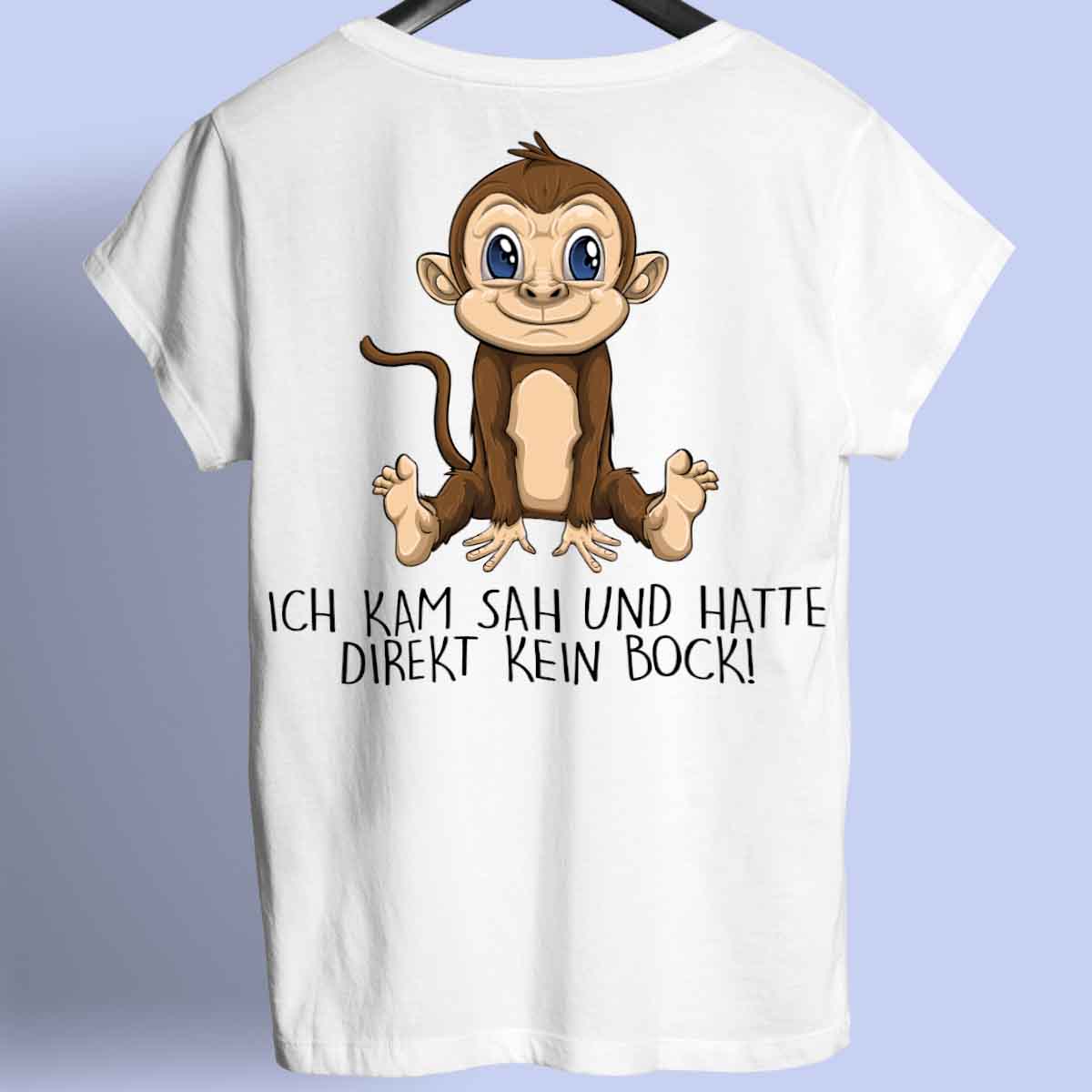 Kein Bock Affe - Shirt Rückendruck