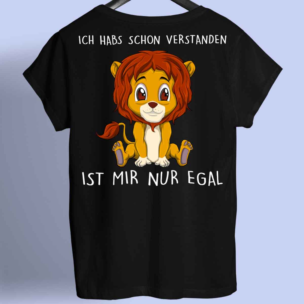 Verstanden Löwe - Shirt Rückendruck