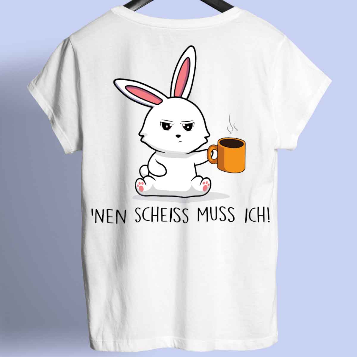 Nen Scheiss Bunny - Shirt Unisex Rückendruck