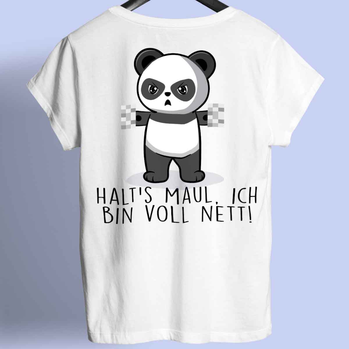 Voll Nett Cute Panda - Shirt Rückendruck