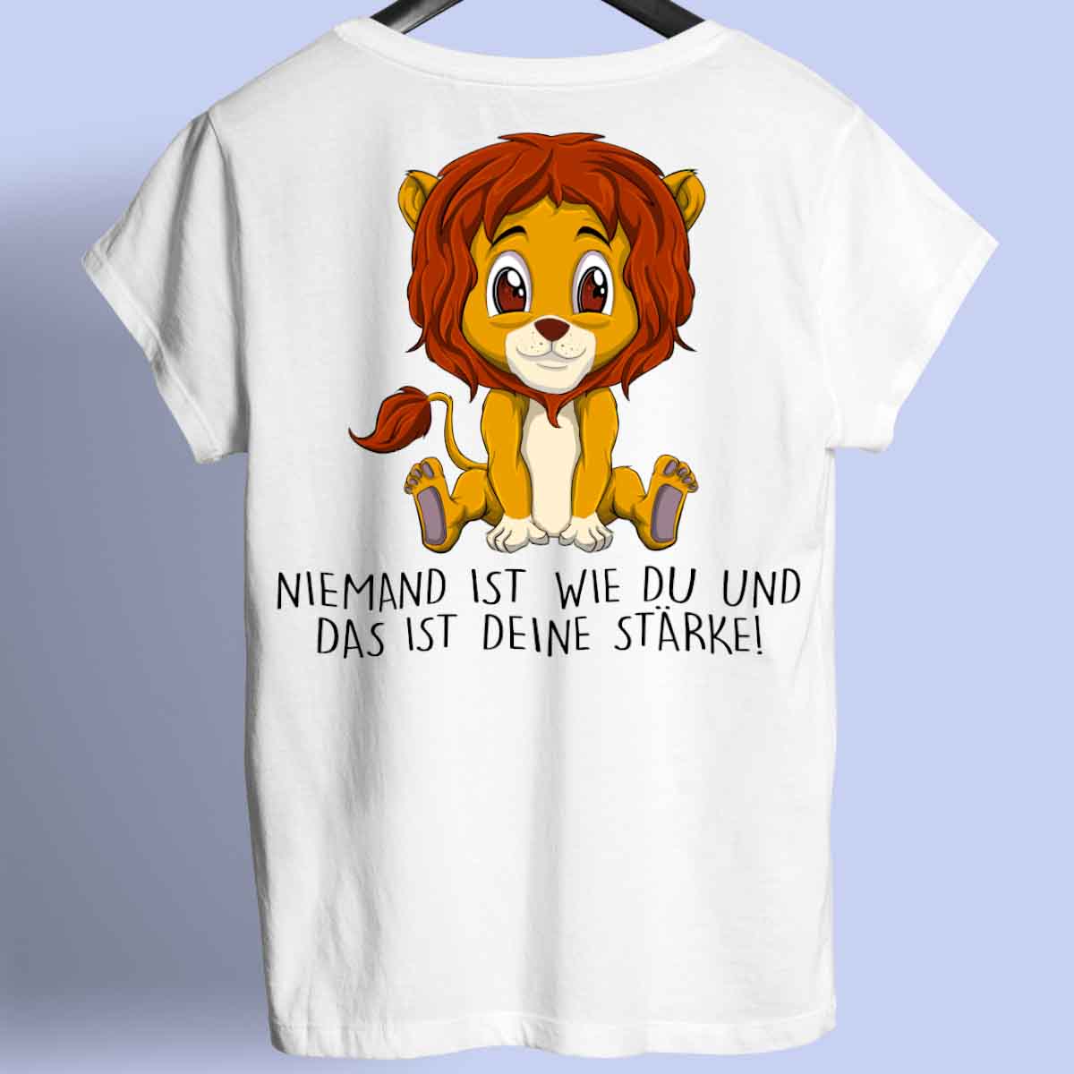 Stärke Löwe - Shirt Rückendruck