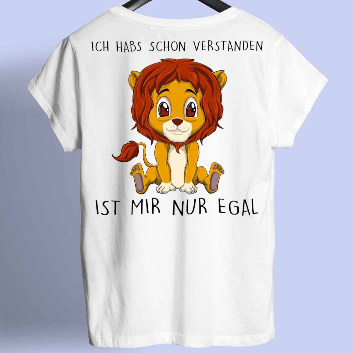 Verstanden Löwe - Shirt Rückendruck