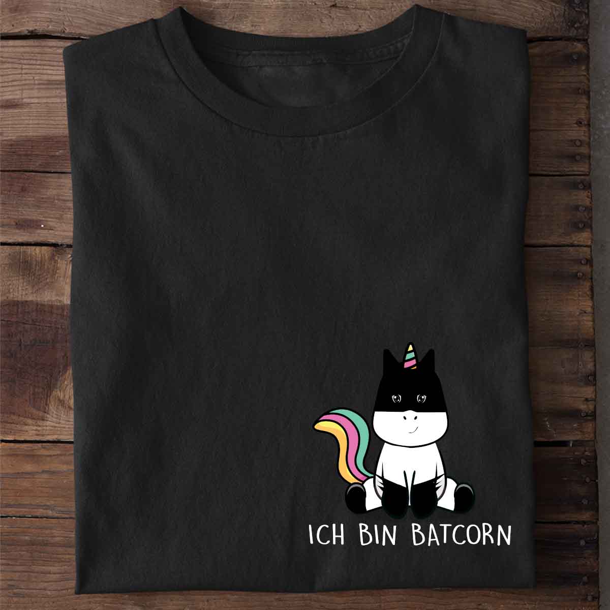 Ich Bin Batcorn - Shirt Unisex Brust