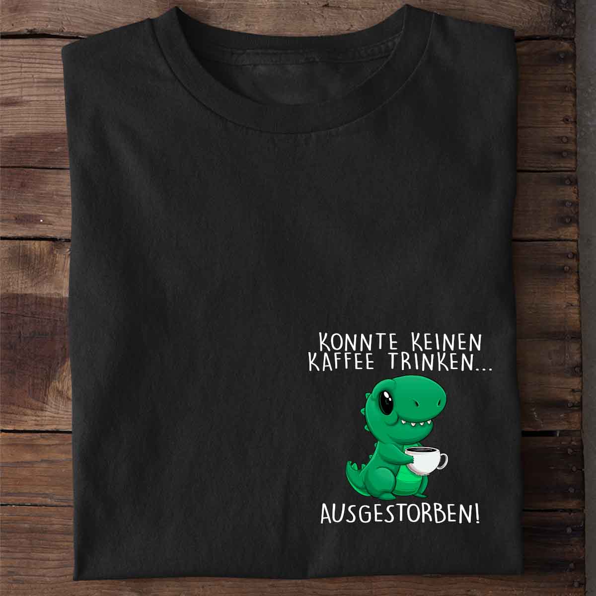 Ausgestorben Cute Dino - Shirt Unisex Brust