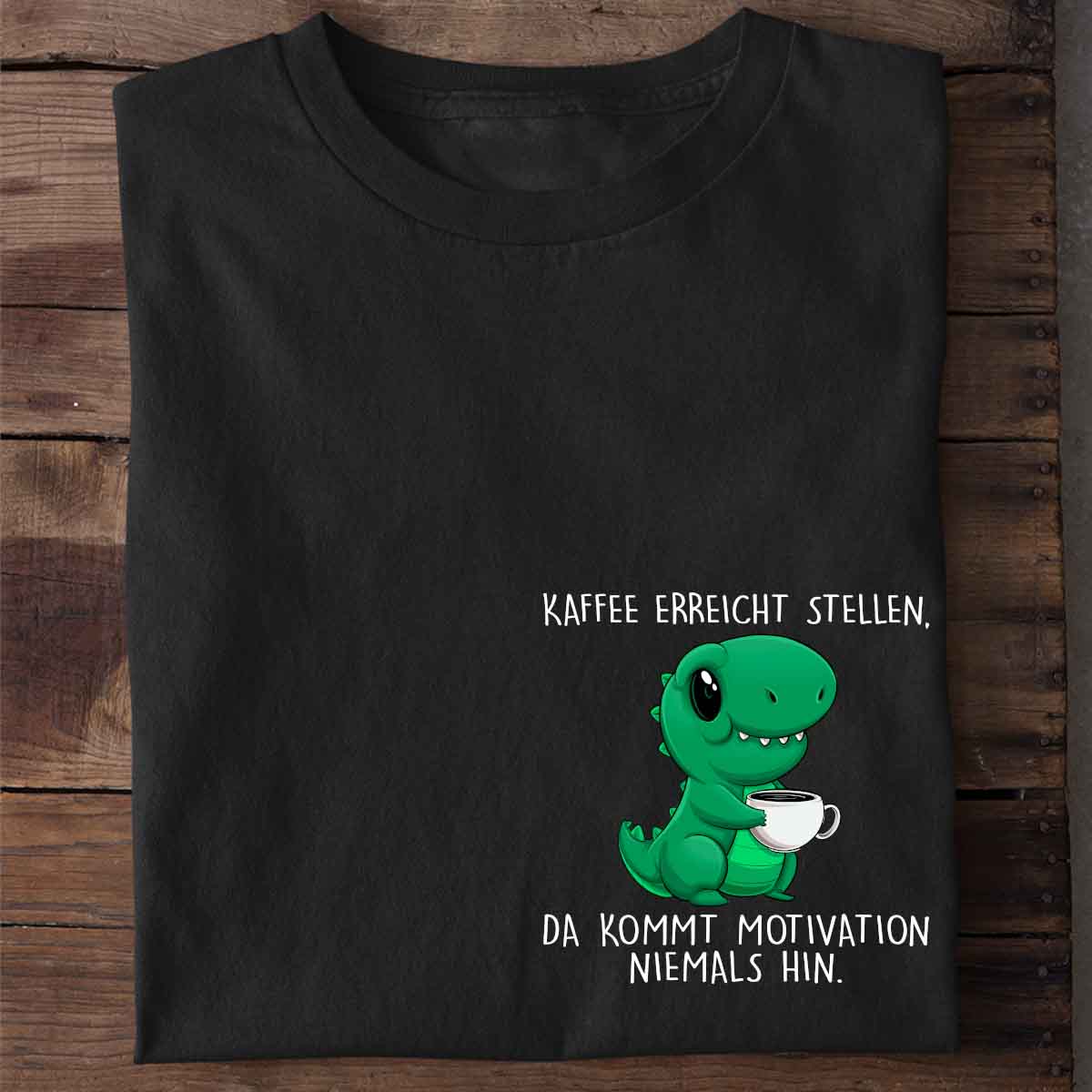 Motivation Cute Dino - Shirt Unisex Brust