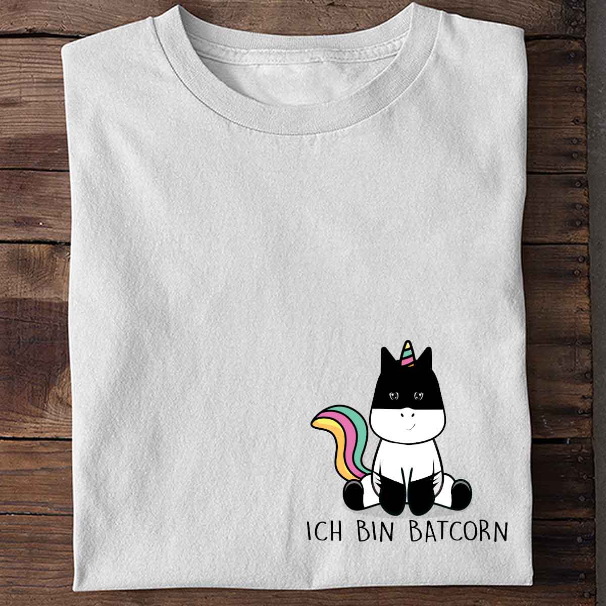 Ich Bin Batcorn - Shirt Unisex Brust