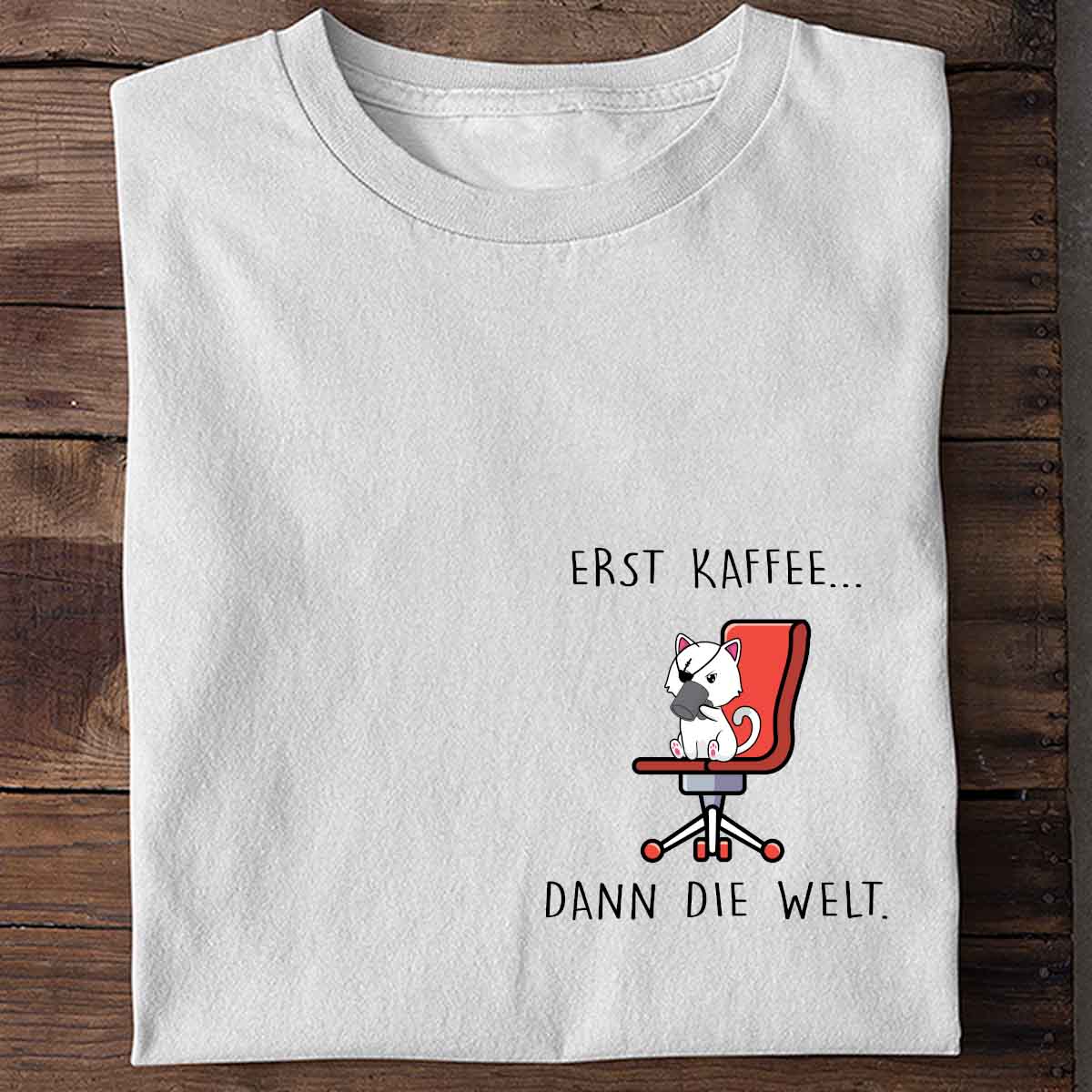 Welt Kätzchen Brust - Shirt Unisex