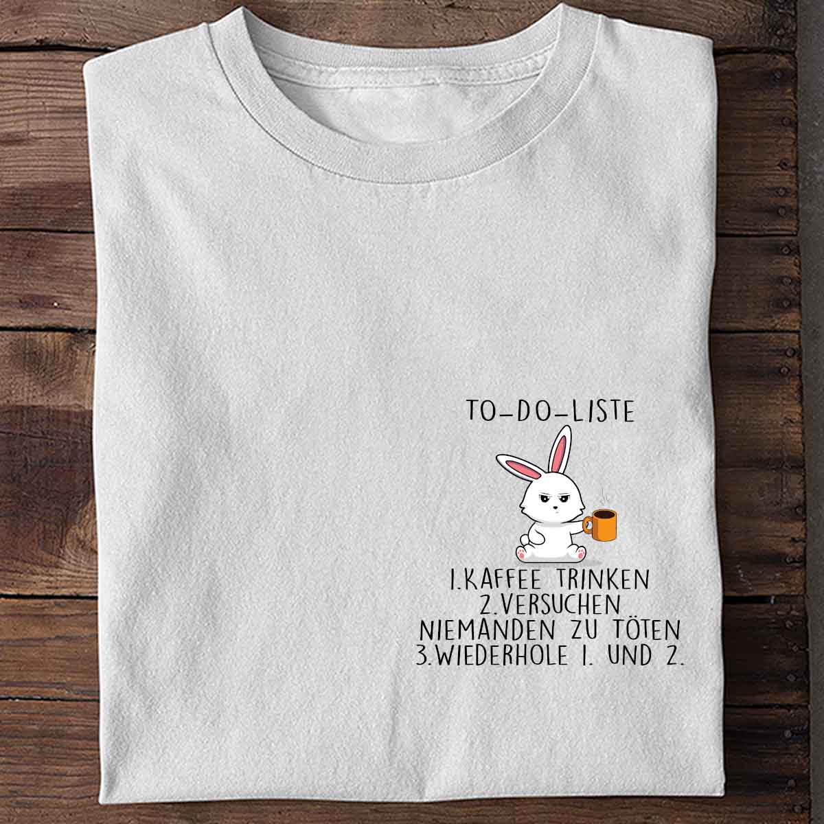 To-Do Bunny Brust - Shirt Unisex