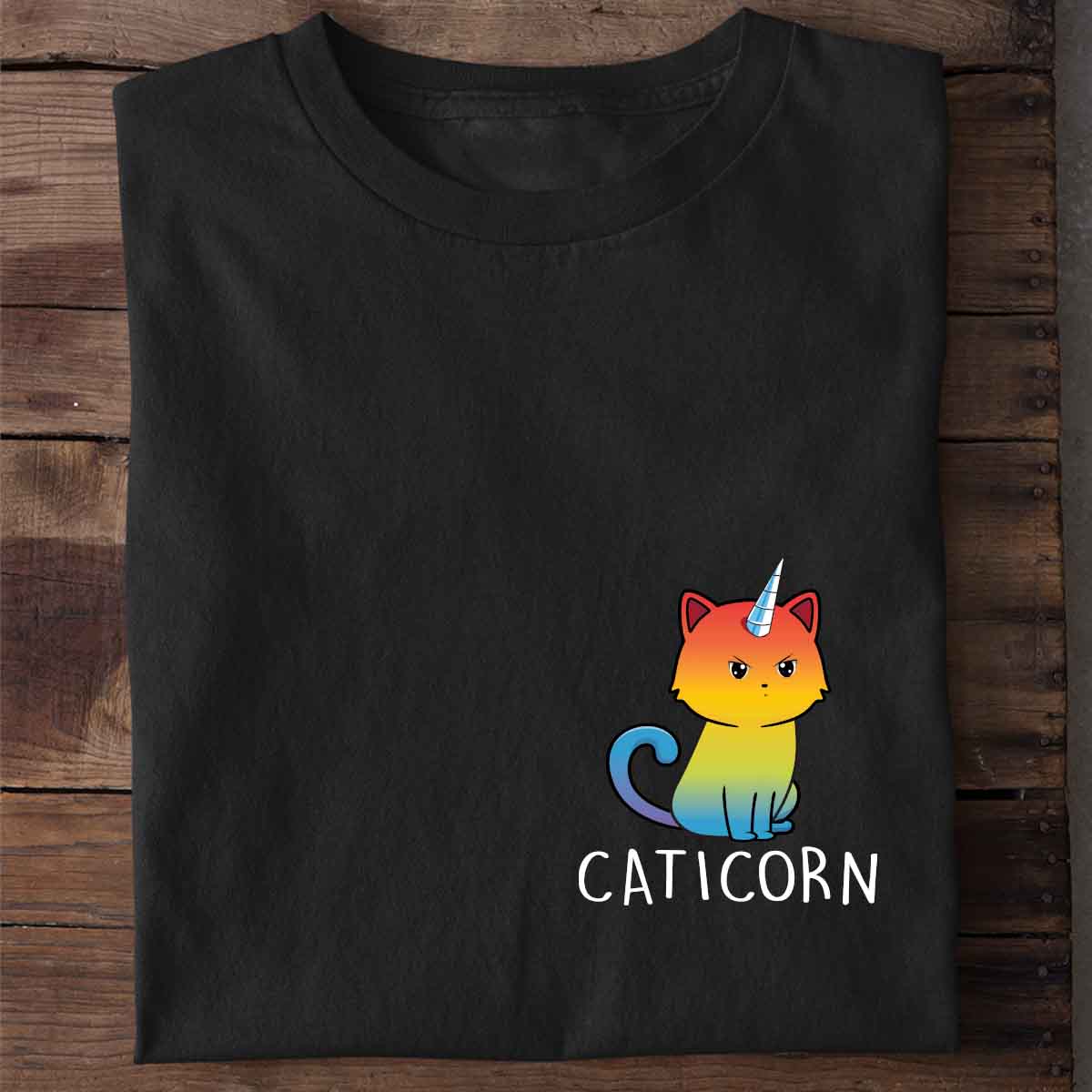 Caticorn - Shirt Unisex Brust