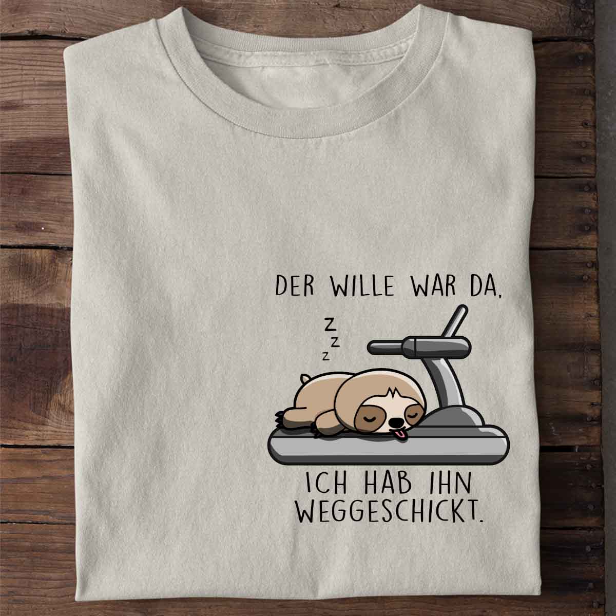Wille Faultier Brust - Shirt Unisex