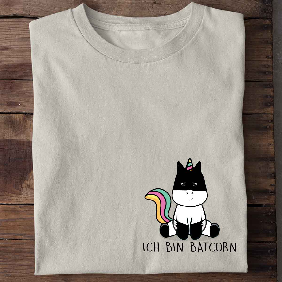 Ich Bin Batcorn - Shirt Unisex Brust
