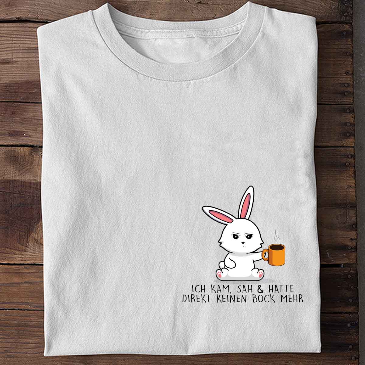 Kein Bock Cute Bunny - Shirt Unisex Brust